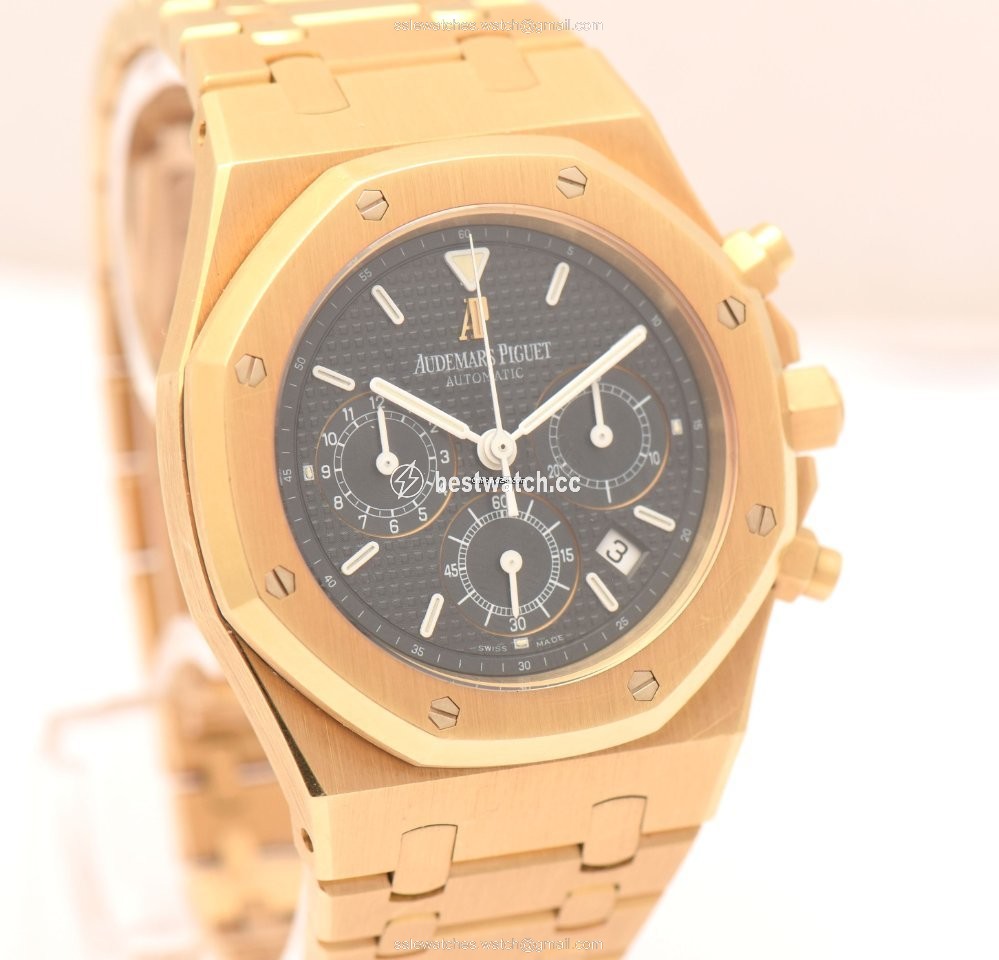 IMG_9086 Audemars Piguet Royal Oak Chronograph Mens watch Unisex Automatic Yellow gold 25860BA1110BA 3