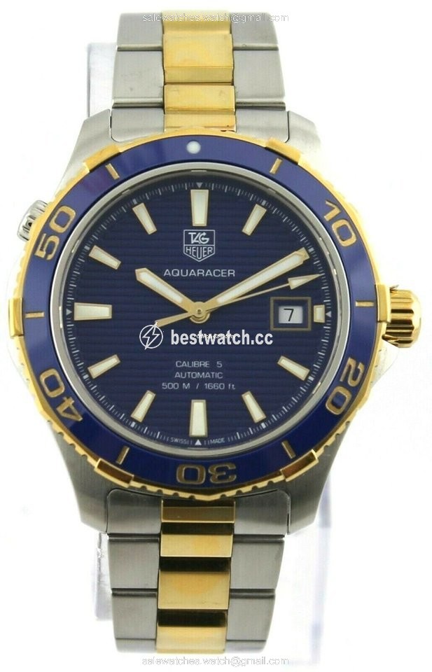 IMG_9086 TAG Heuer Aquaracer 500M Mens watch Unisex Automatic Gold Steel WAK2120.BB0835 3
