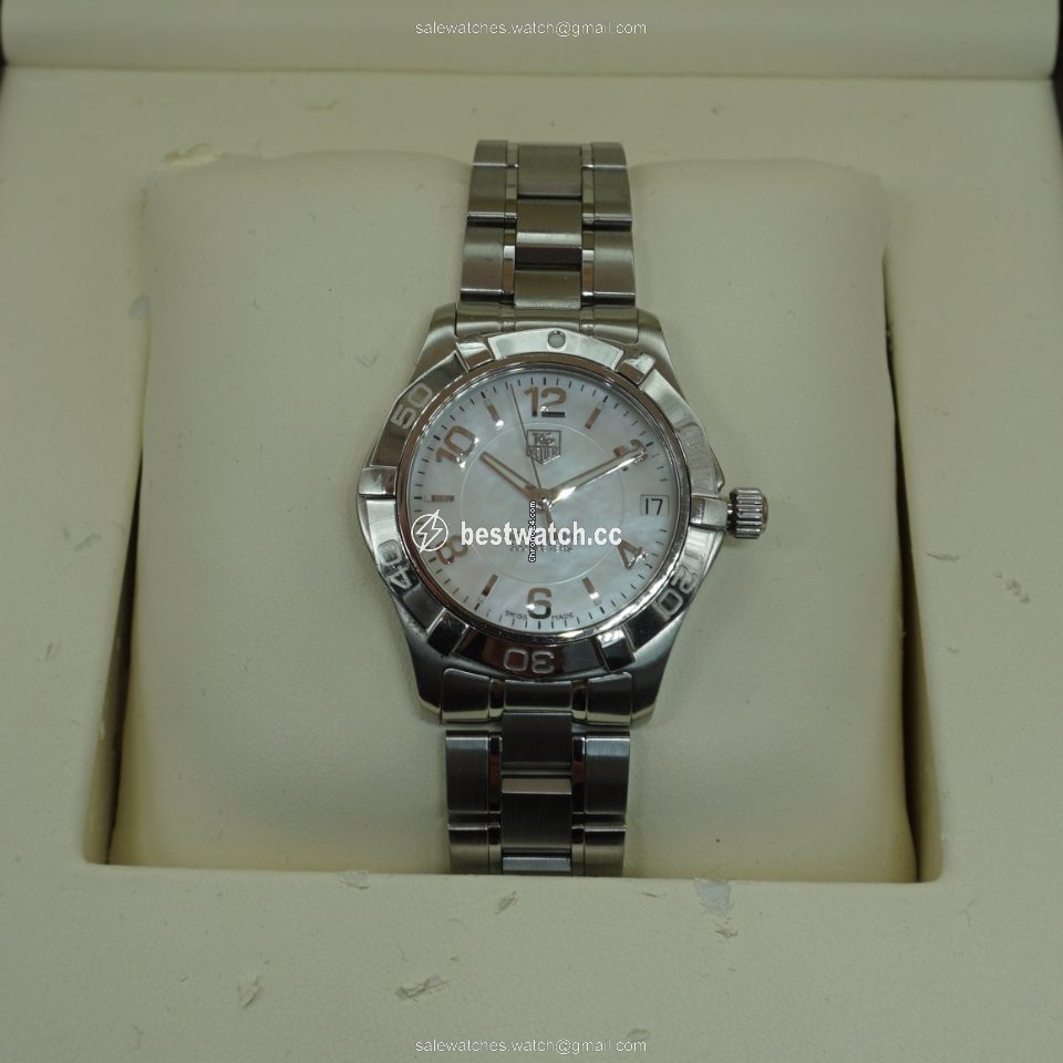 IMG_9086 TAG Heuer Aquaracer Lady Womens watch Quartz Steel WAF1311 3