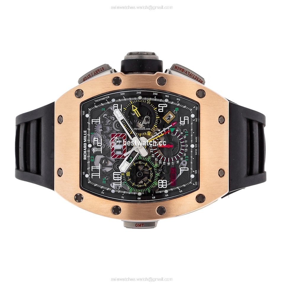 IMG_9086 Richard Mille RM 011 Mens watch Unisex Automatic Rose gold RM 11-02 3