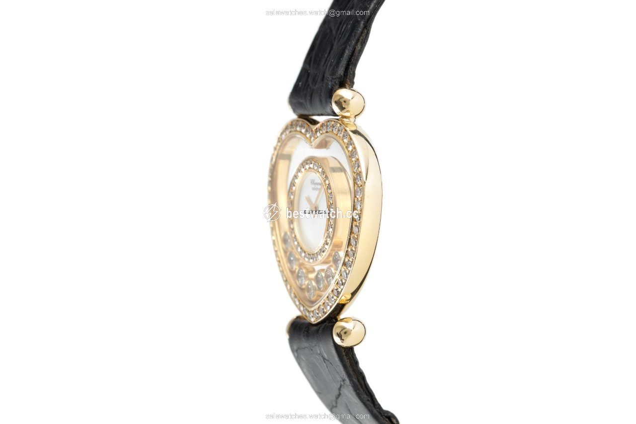 IMG_9086 Chopard Happy Diamonds Womens watch Quartz Yellow gold 20 4516 3