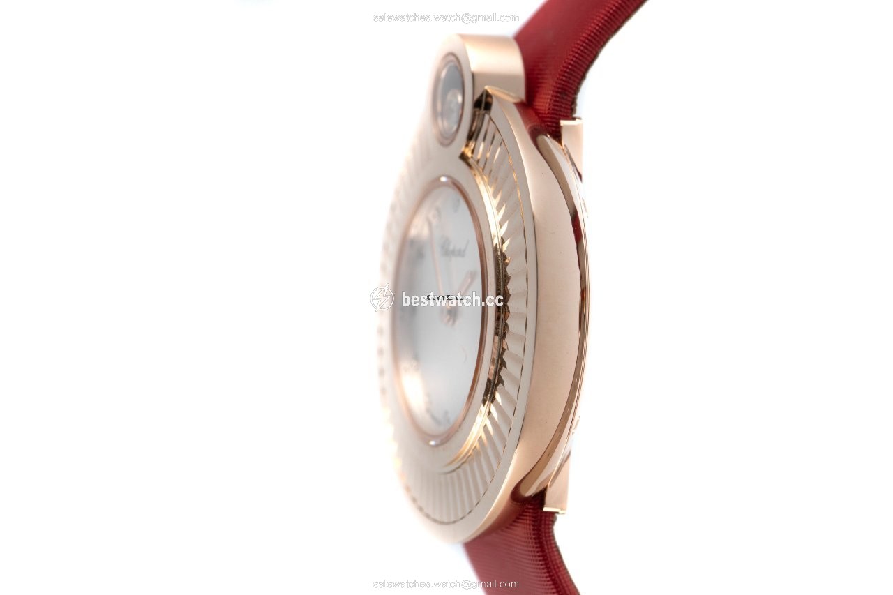 IMG_9086 Chopard Happy Diamonds Womens watch Quartz Red gold 4407 3