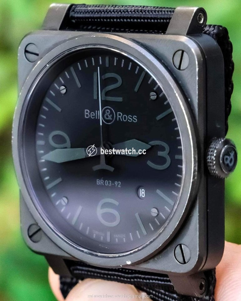 Bell & Ross BR 03 Mens watch Unisex Automatic Steel BR 03-92 Phantom 3