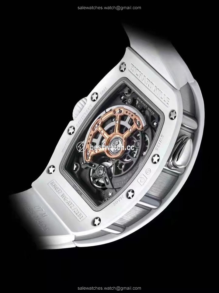 IMG_9086 Richard Mille RM 037 Womens watch Automatic Ceramic Richard Mille RM037 White 3