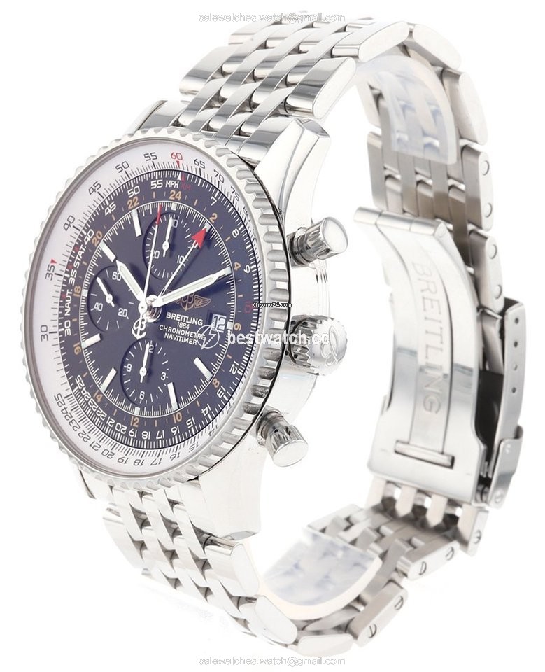 IMG_9086 Breitling Navitimer World Mens watch Unisex Automatic Steel A2432212.B726.443A 3