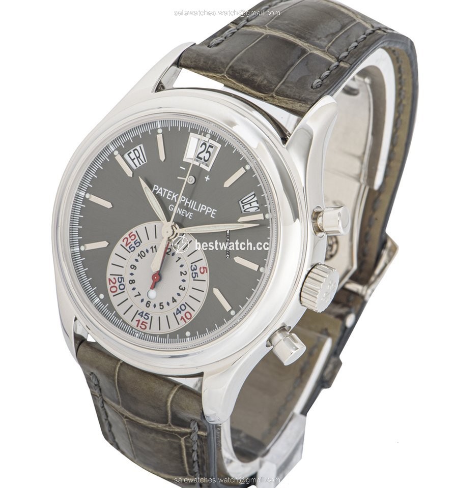 IMG_9086 Patek Philippe Annual Calendar Chronograph Mens watch Unisex Automatic Platinum 5960P-001 3
