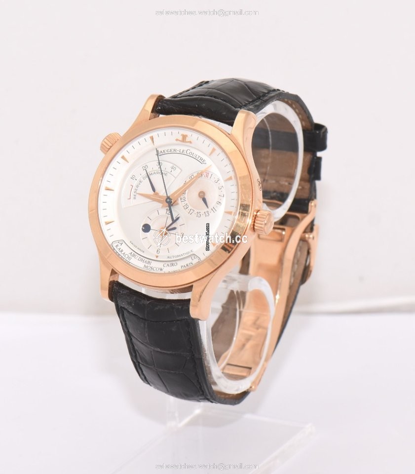 Jaeger-LeCoultre Master Geographic Mens watch Unisex Automatic Red gold 142.2.92 3