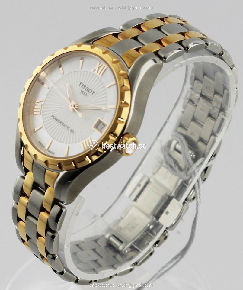 IMG_9086 Tissot Lady 80 Automatic Womens watch Automatic Gold Steel T072.207.22.118.01 3