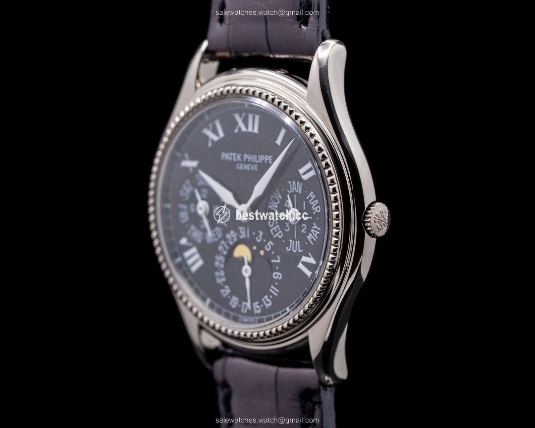 IMG_9086 Patek Philippe Perpetual Calendar Mens watch Unisex Automatic White gold 5038G 3