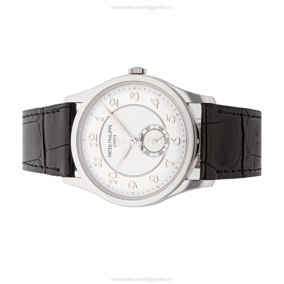IMG_9086 Patek Philippe Calatrava Mens watch Unisex Manual winding Platinum 5196P-001 3