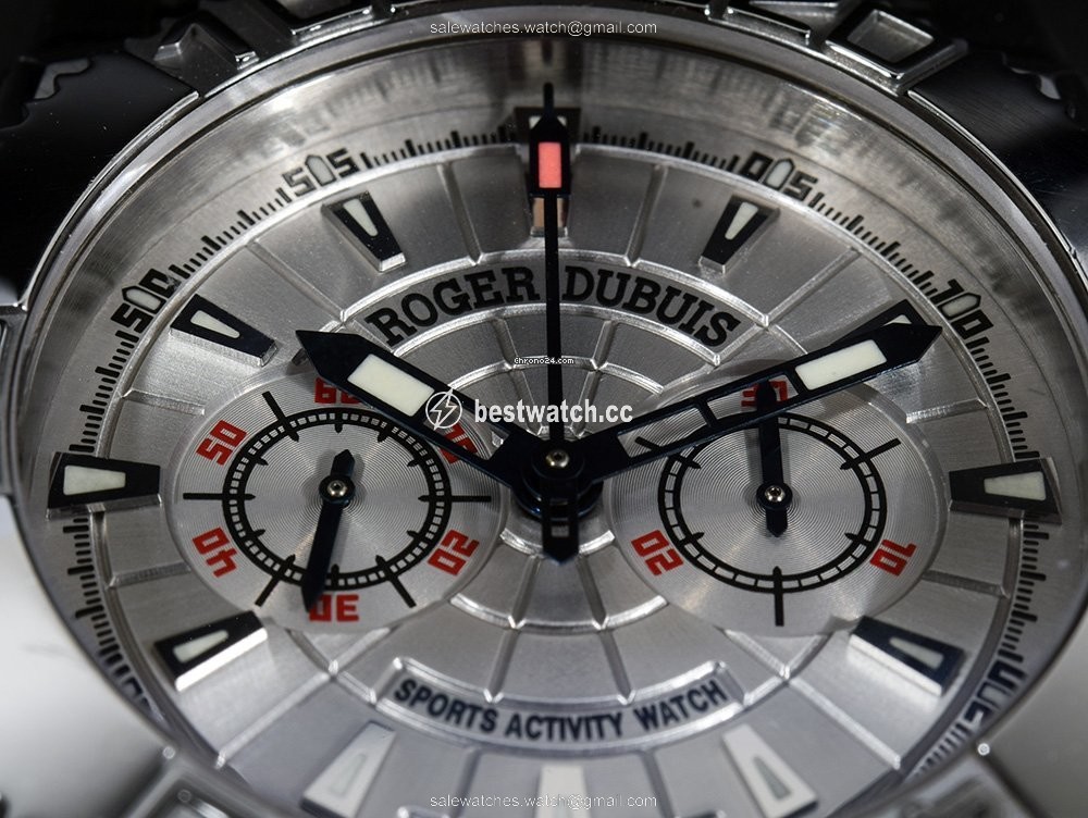 IMG_9086 Roger Dubuis Easy Diver Mens watch Unisex Automatic Silver SE46.56.9 12.53 3