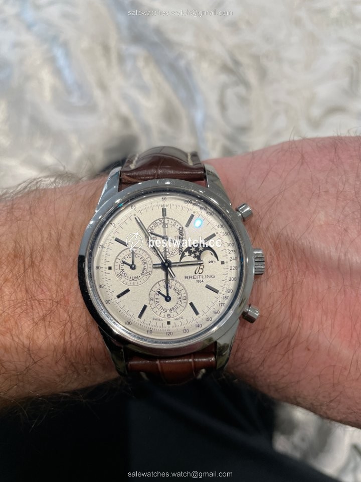 IMG_9086 Breitling Transocean Chronograph 1461 Mens watch Unisex Automatic Steel A1931012 3