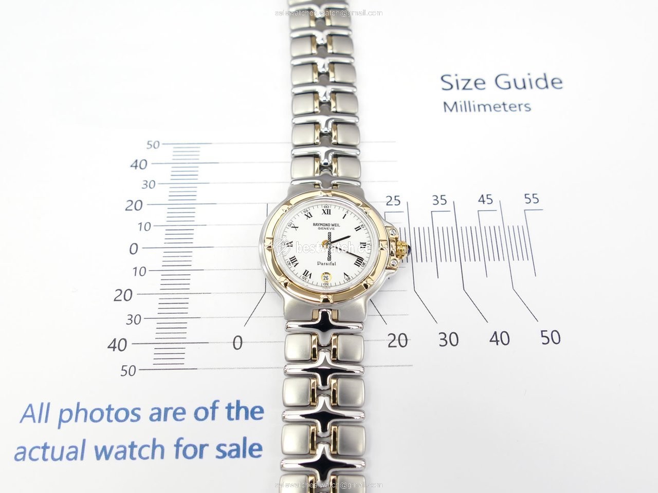 Raymond Weil Parsifal Womens watch Quartz Gold Steel 9990 3