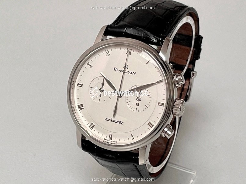 IMG_9086 Blancpain Villeret Mens watch Unisex Automatic White gold 4082-1542-55 3