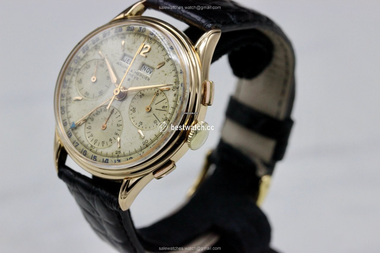 Baume & Mercier Mens watch Unisex Manual winding Yellow gold 128958 3