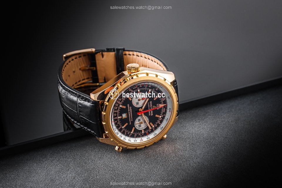 IMG_9086 Breitling Chrono-Matic Mens watch Unisex Automatic Rose gold H41360 3