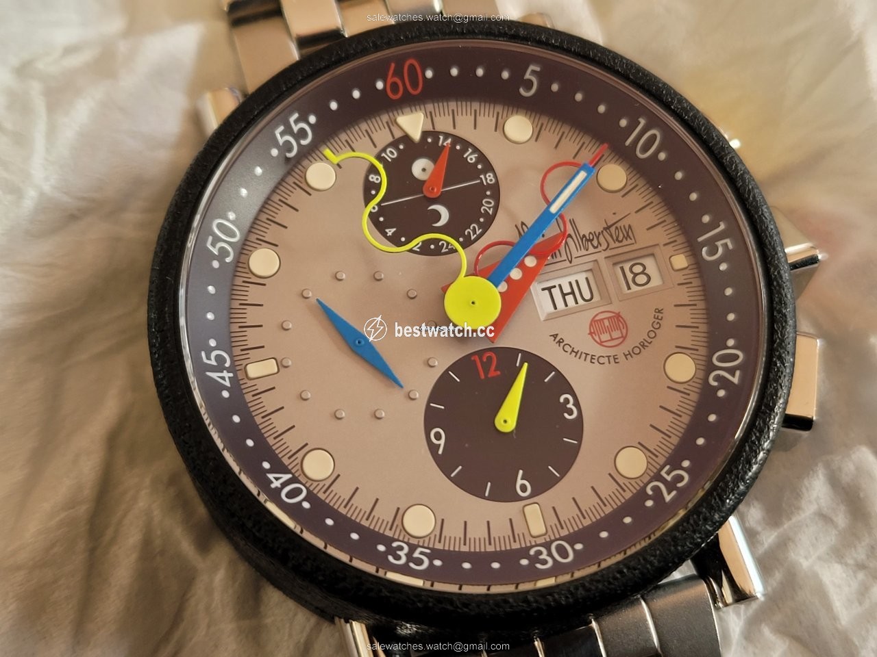 IMG_9086 Alain Silberstein Mens watch Unisex Automatic Steel Serie 4 500 061 3