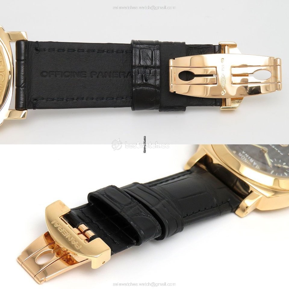 IMG_9086 Panerai Luminor Marina Automatic Mens watch Unisex Automatic Yellow gold PAM00140 3