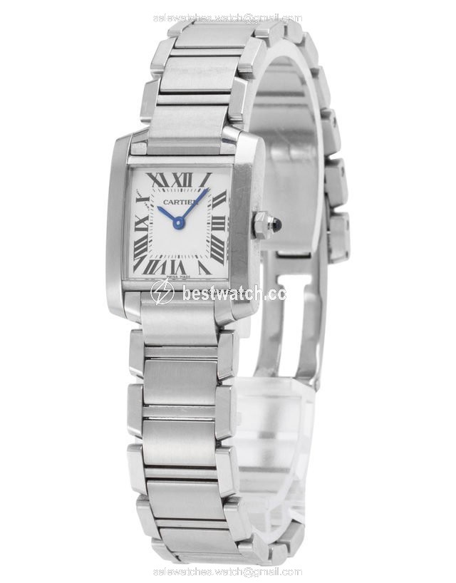 IMG_9086 Cartier Tank Francaise Mens watch Unisex Quartz Steel W51008Q3 2384 3