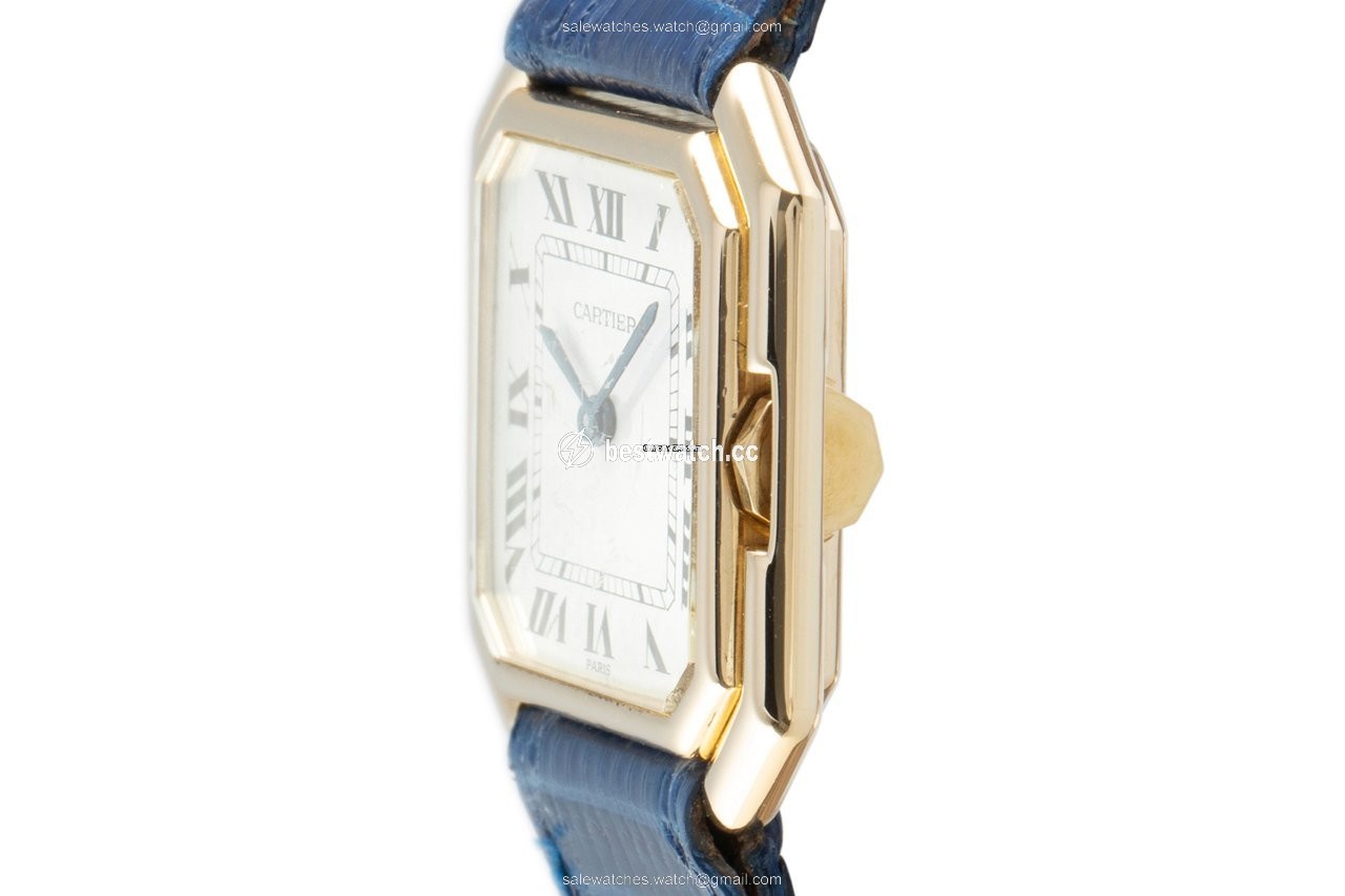 Cartier Womens watch Manual winding Yellow gold 7809 3