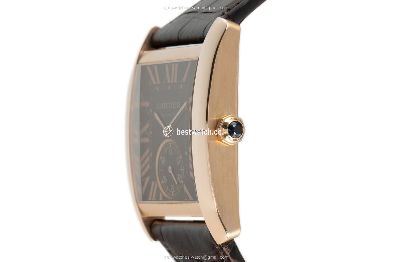 IMG_9086 Cartier Tank MC Mens watch Unisex Automatic Red gold W5330002 3