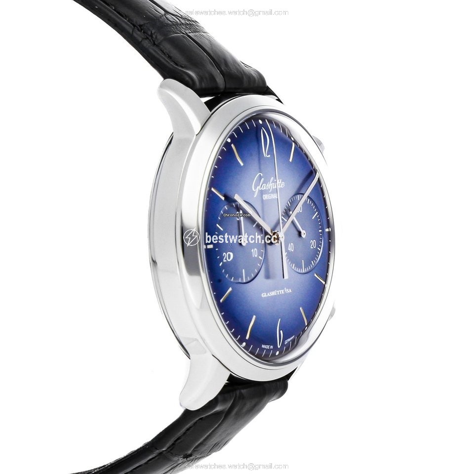 IMG_9086 Glashutte Original Sixties Chronograph Mens watch Unisex Automatic Steel 1-39-34-04-22-04 3