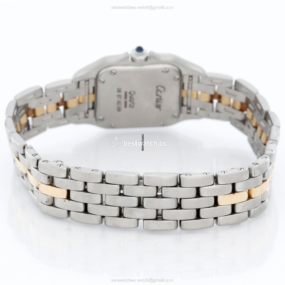 IMG_9086 Cartier Panthere Womens watch Quartz Gold Steel W25027B5 3