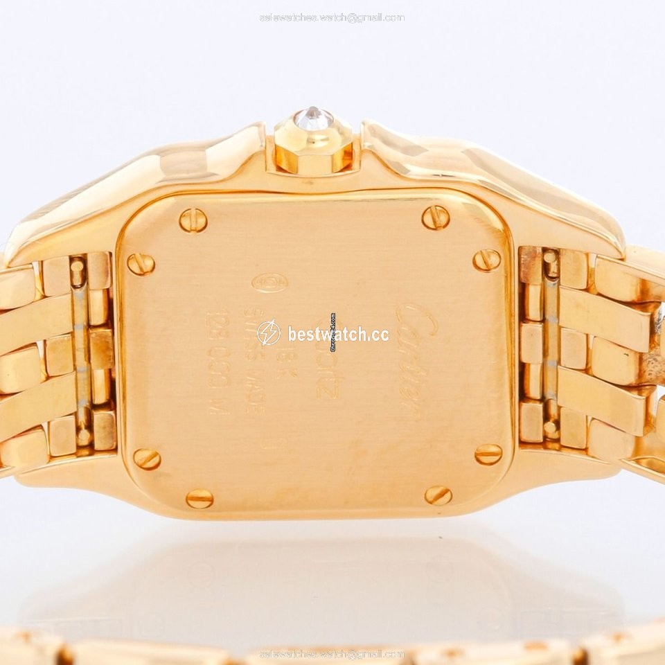 IMG_9086 Cartier Panthere Womens watch Quartz Yellow gold WF3070B9 1280 3