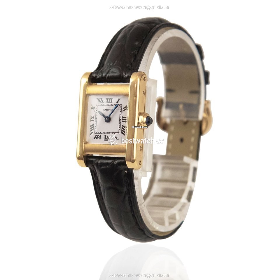 Cartier Tank Womens watch Manual winding Yellow gold 78093 3