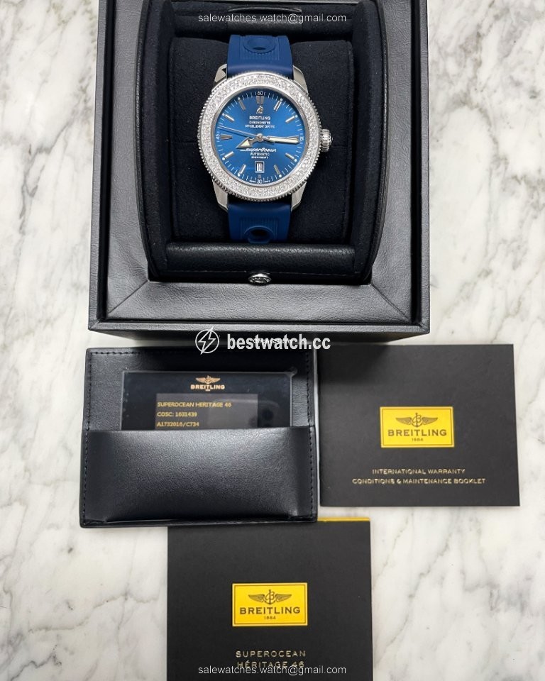 IMG_9086 Breitling Superocean Heritage 46 Mens watch Unisex Automatic Steel A173 2016 C734 3