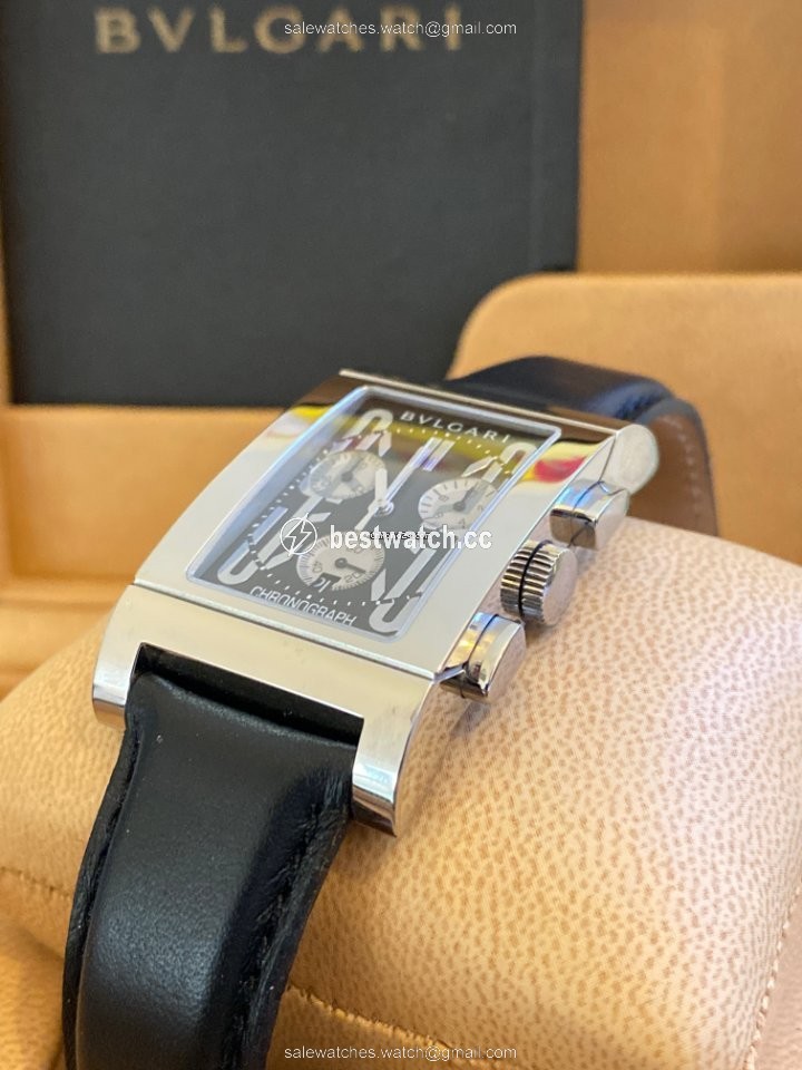 IMG_9086 Bulgari Rettangolo Mens watch Unisex Quartz Steel RTC49BRSVD 3