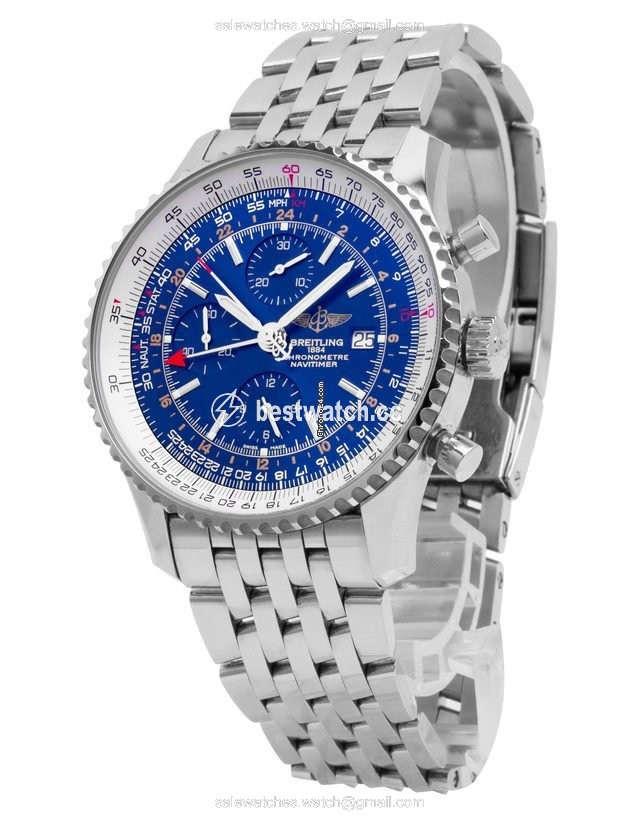 IMG_9086 Breitling Navitimer World Mens watch Unisex Automatic Steel A2432212.C651.443A 3