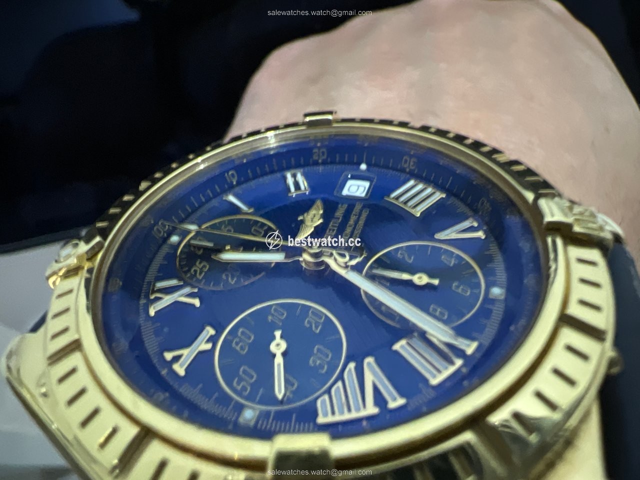 Breitling Crosswind Racing Mens watch Unisex Automatic Yellow gold K13355 3