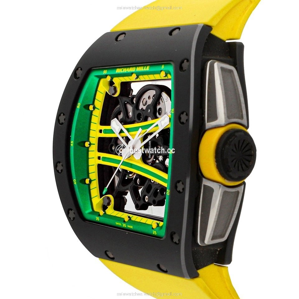 IMG_9086 Richard Mille RM 061 Mens watch Unisex Manual winding Ceramic RM61-01 CA-TZP 3