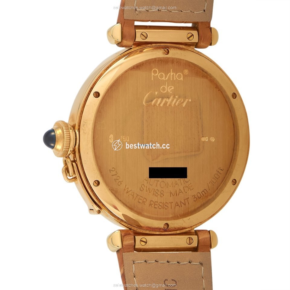 IMG_9086 Cartier Pasha Mens watch Unisex Automatic Yellow gold W3019551 3