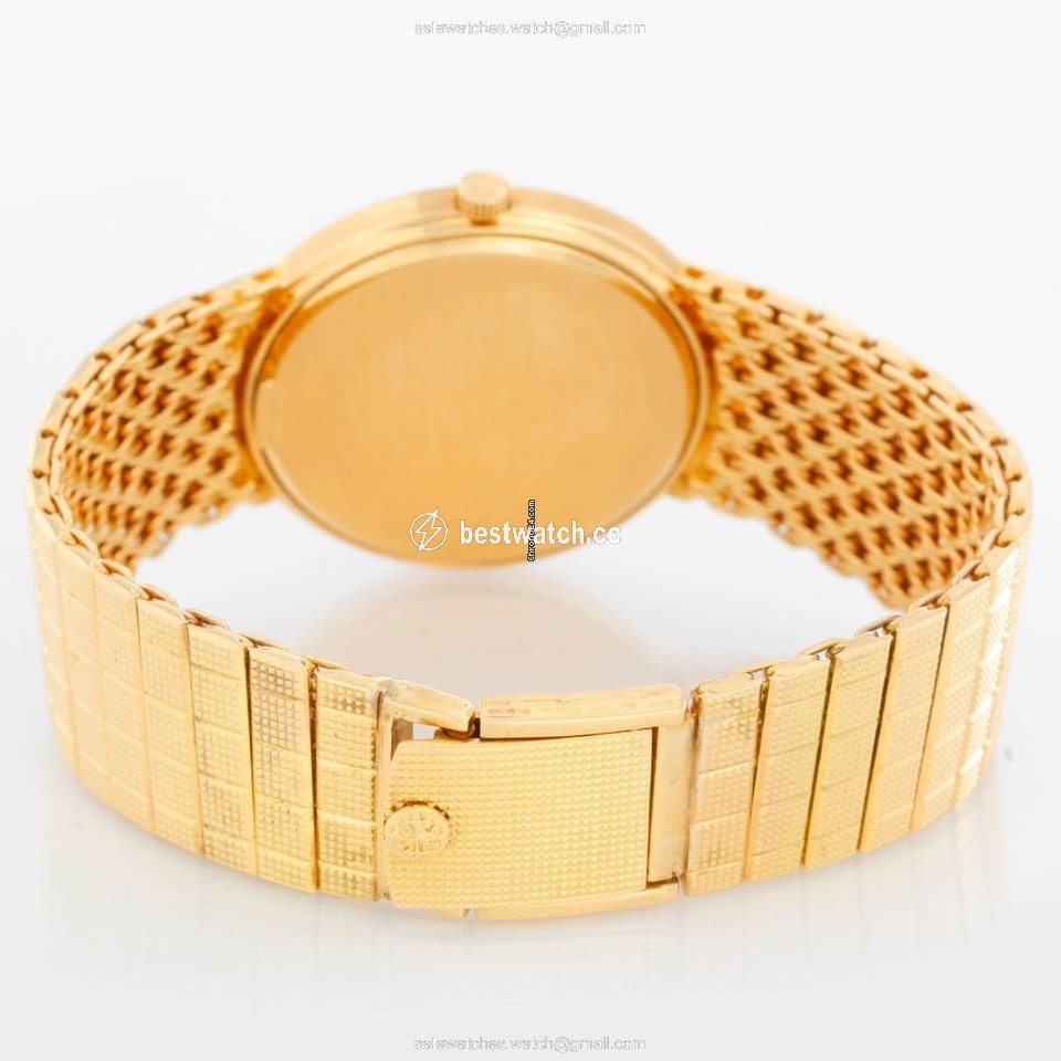 IMG_9086 Patek Philippe Calatrava Mens watch Unisex Quartz Yellow gold 3944J 3