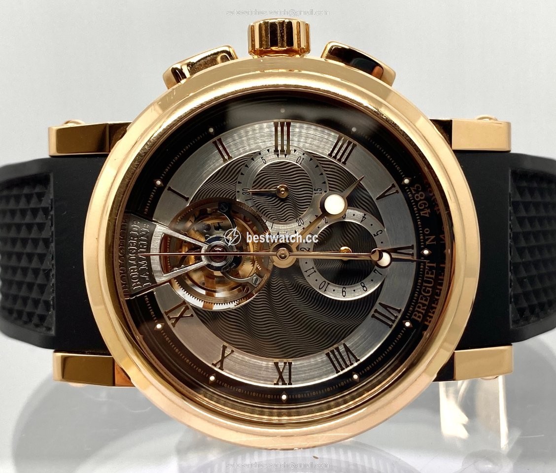IMG_9086 Breguet Marine Mens watch Unisex Manual winding Rose gold 5837BR 92 5ZU 3