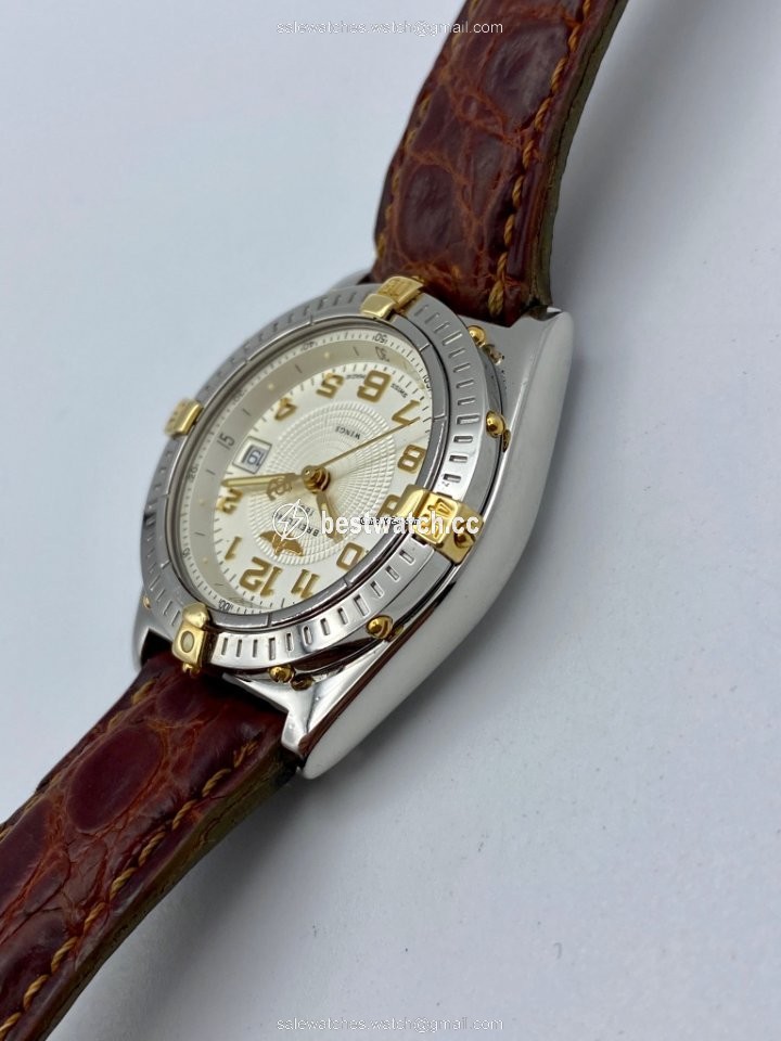 IMG_9086 Breitling Wings Lady Womens watch Quartz Gold Steel B67050 3