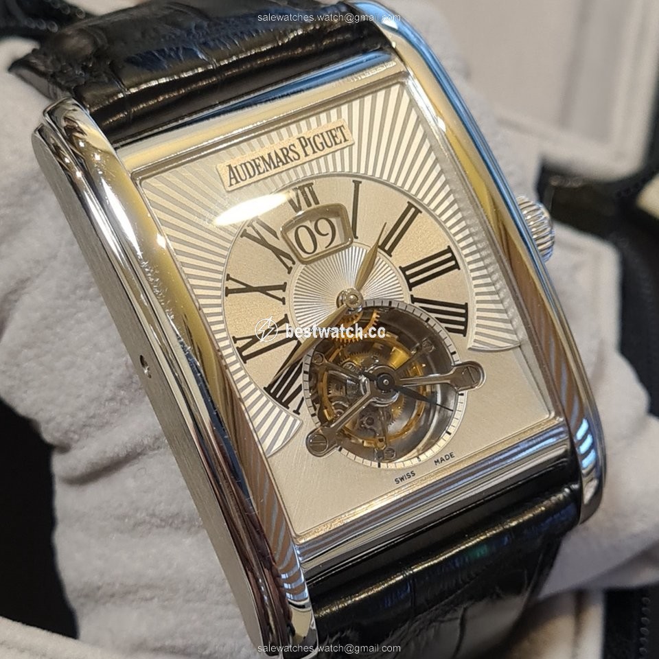 IMG_9086 Audemars Piguet Edward Piguet Mens watch Unisex Manual winding White gold 26009BC.OO.D002CR.01 3