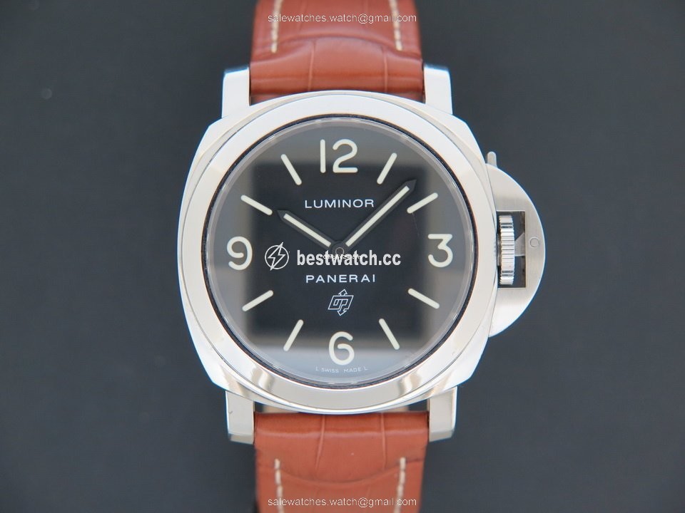 IMG_9086 Panerai Luminor Base Logo Mens watch Unisex Manual winding Steel PAM000 3