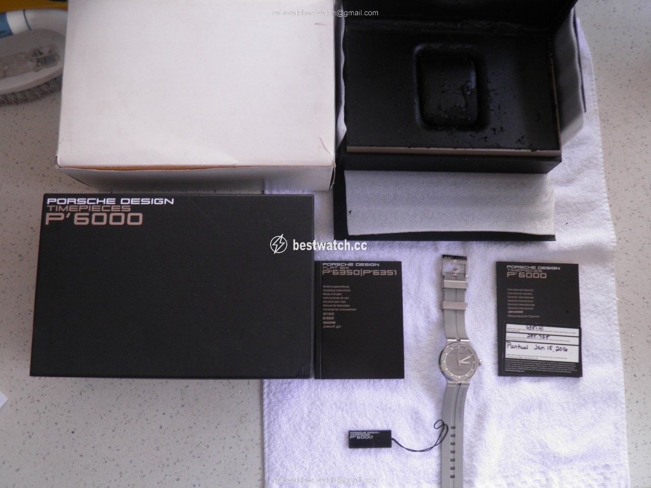 IMG_9086 Porsche Design Flat Six Mens watch Unisex Automatic Steel P6351 3