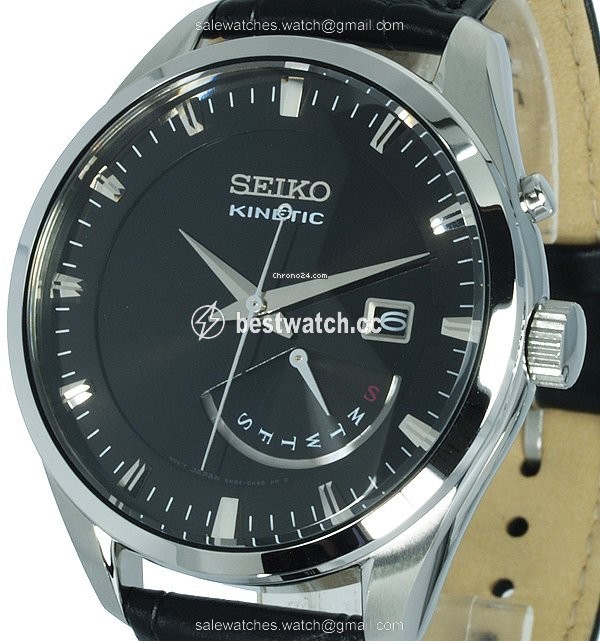IMG_9086 Seiko Kinetic Mens watch Unisex Manual winding Steel SRN045P2 3
