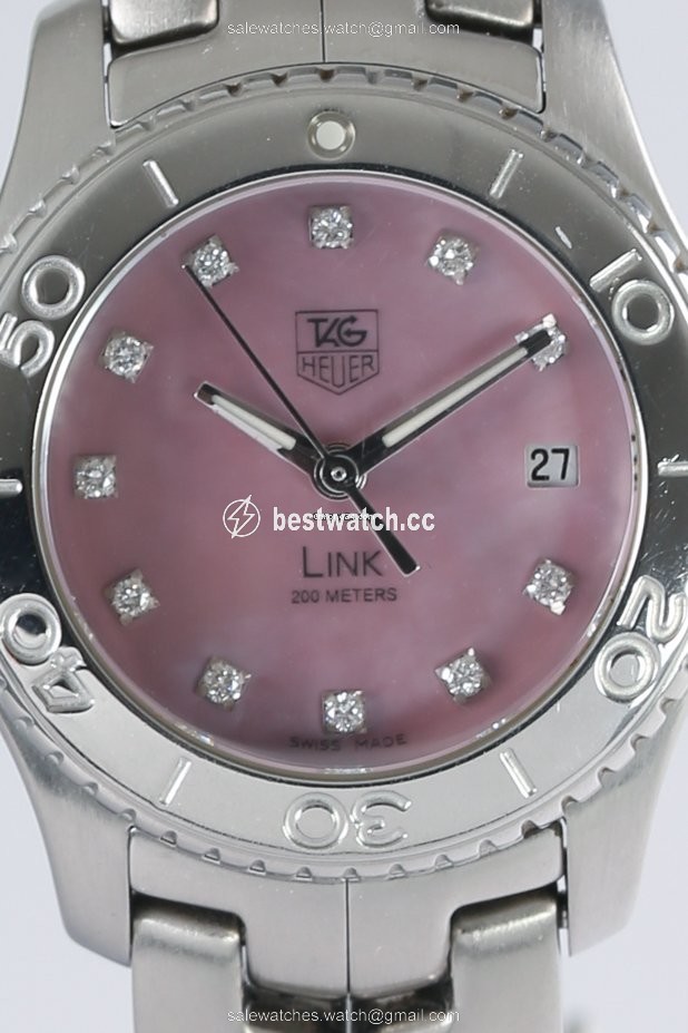IMG_9086 TAG Heuer Link Lady Womens watch Quartz Steel WJ131C.BA0573 3