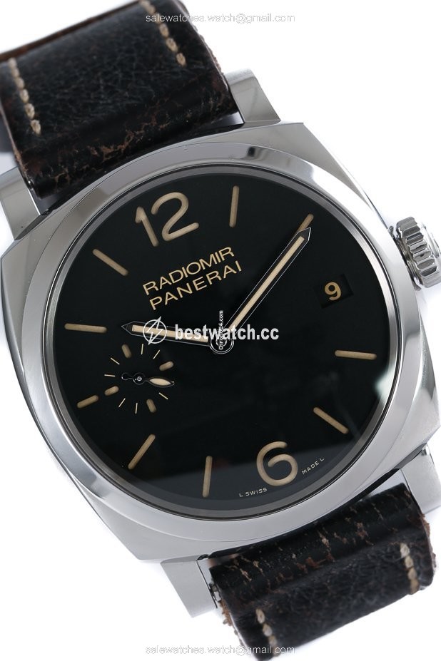 IMG_9086 Panerai Radiomir 1940 3 Days Mens watch Unisex Manual winding Steel PAM 00514 3