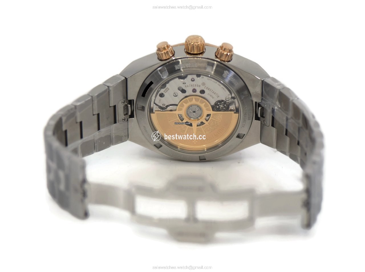 Vacheron Constantin Overseas Chronograph Mens watch Unisex Automatic Gold Steel 5500V 3