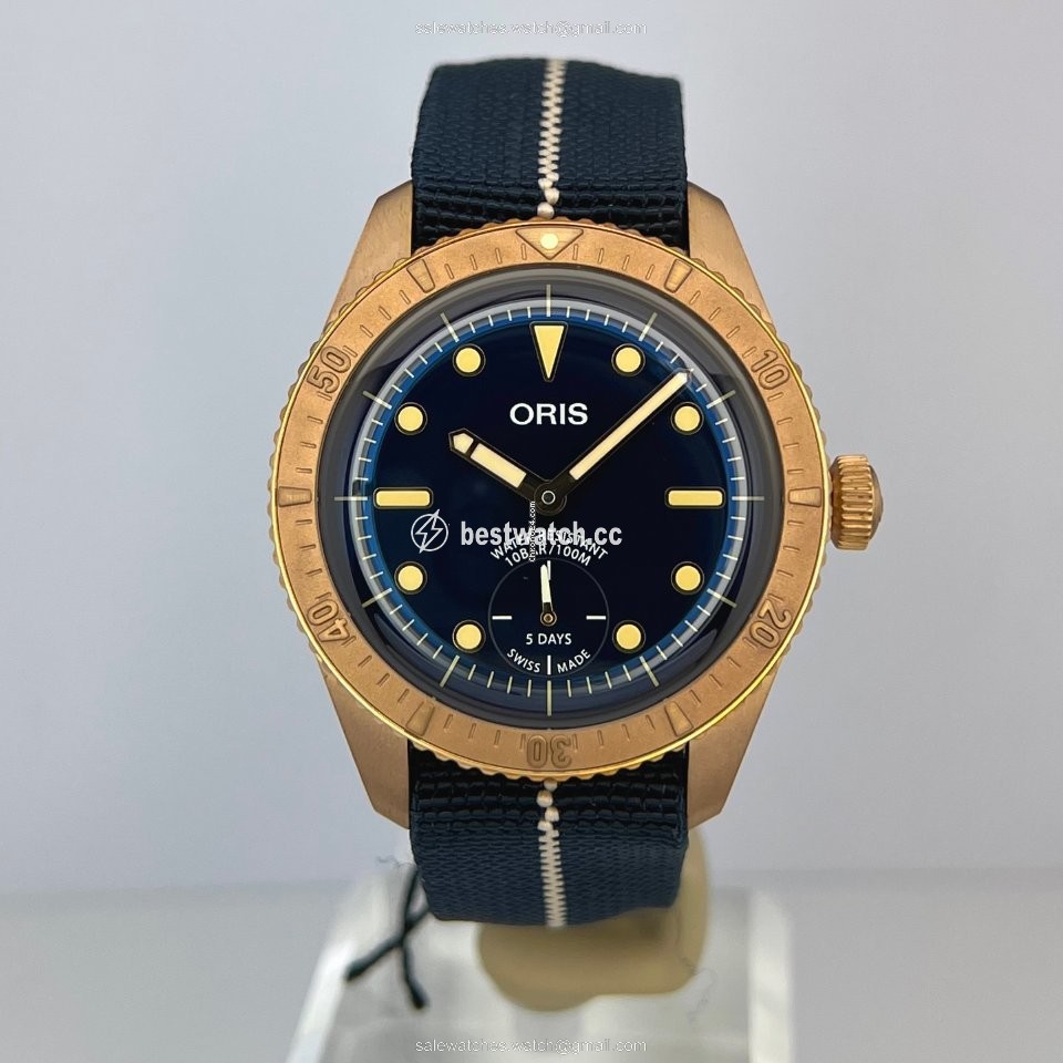 IMG_9086 Oris Carl Brashear Mens watch Unisex Automatic Bronze 01 401 7764 3185-Set 3