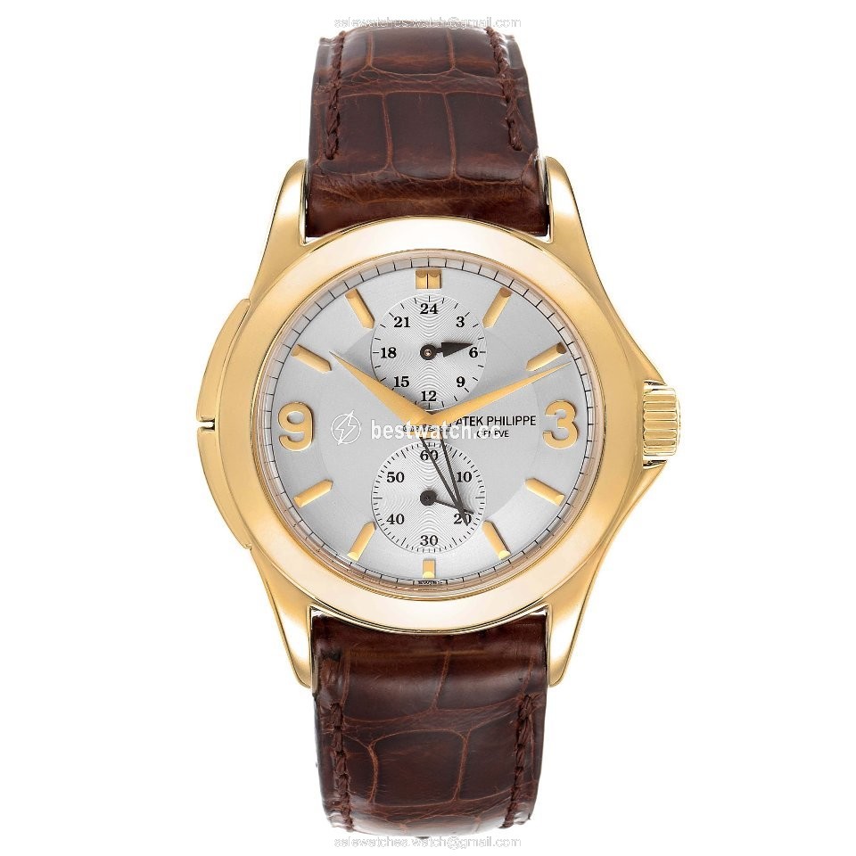IMG_9086 Patek Philippe Travel Time Mens watch Unisex Manual winding Yellow gold 5134J 3