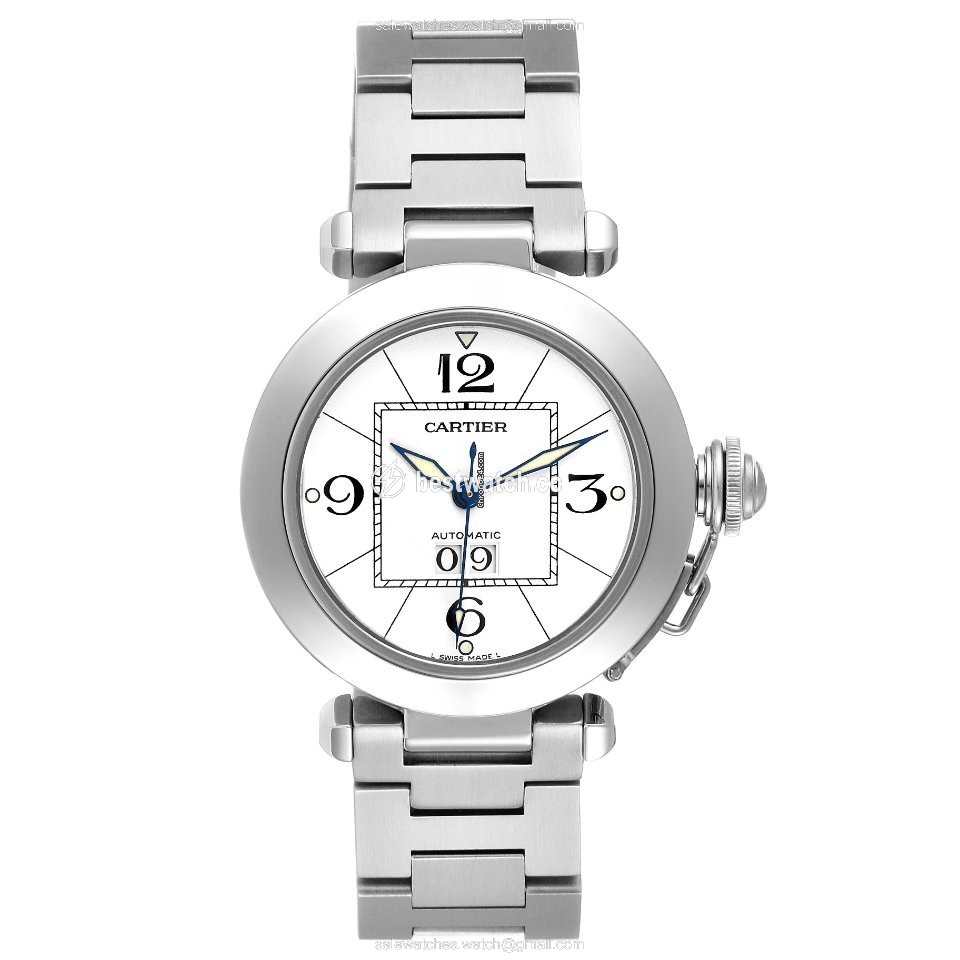 IMG_9086 Cartier Pasha C Mens watch Unisex Automatic Steel W31055M7 3