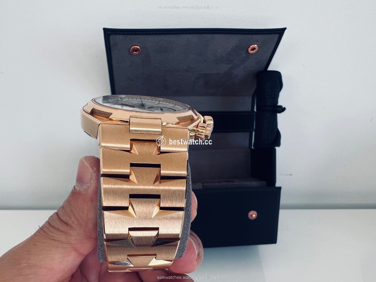 Vacheron Constantin Overseas Chronograph Mens watch Unisex Automatic Rose gold 49150 B01R-9454 3
