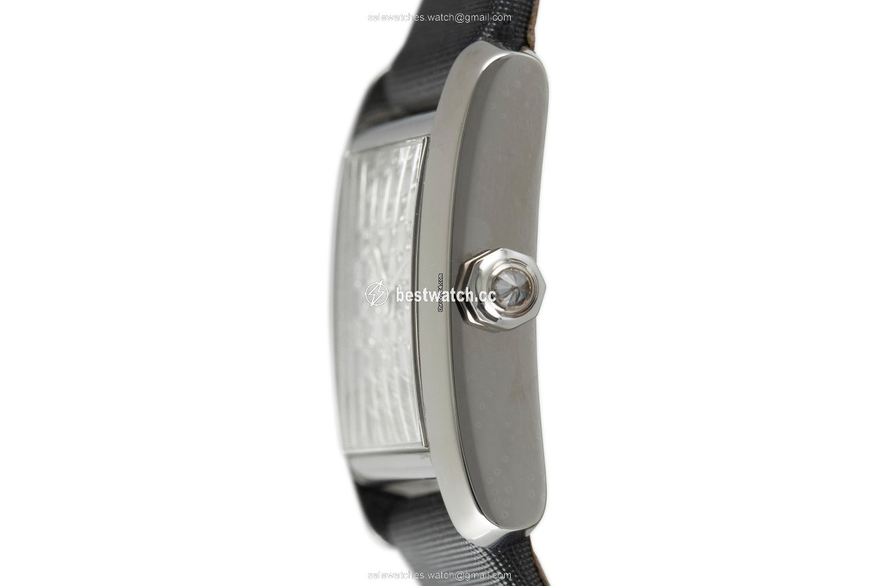 IMG_9086 Cartier Tank Francaise Womens watch Quartz White gold 2517 3